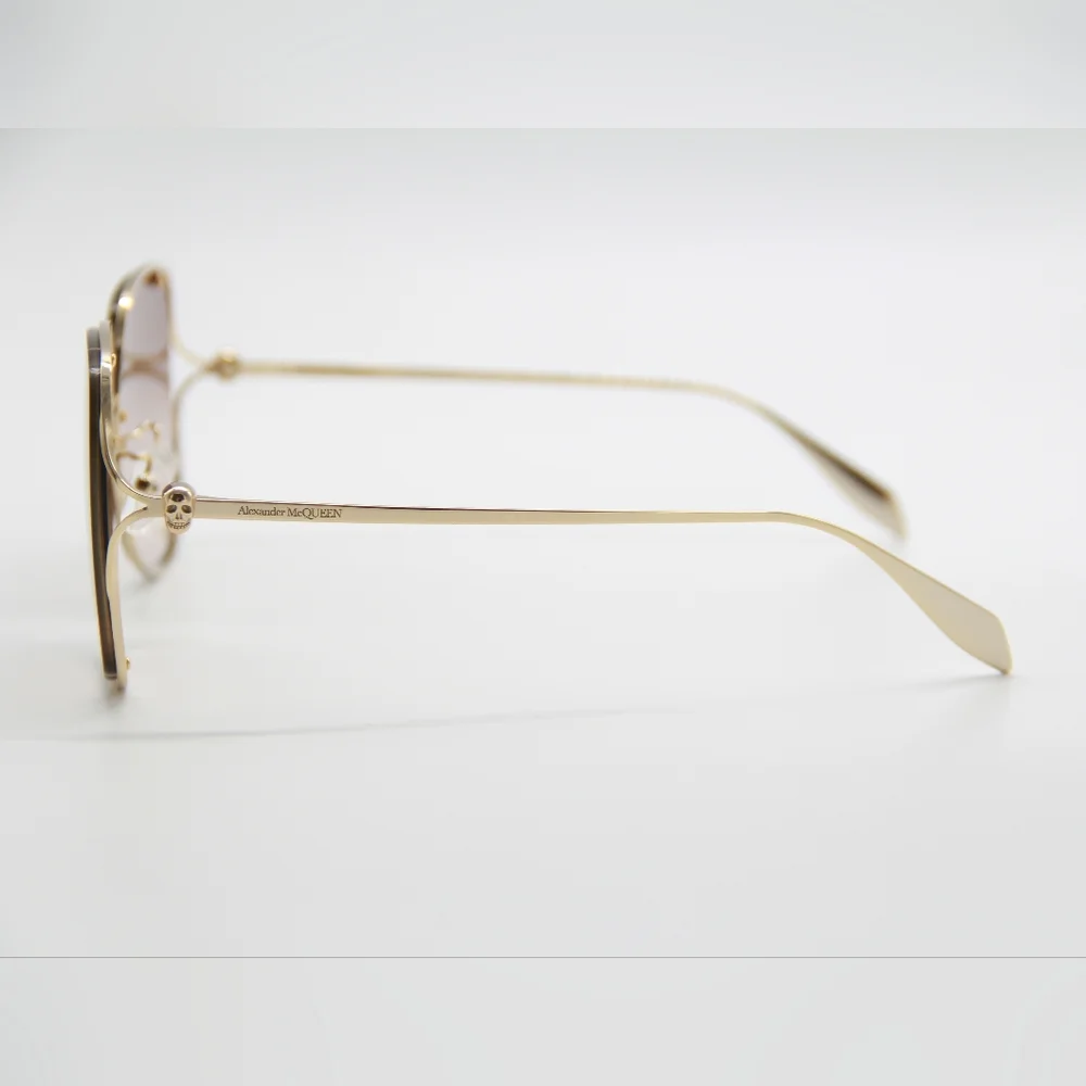 NEW ALEXANDER MCQUEEN AM0366S  002 UNISEX SUNGLASSES ALEXANDER MCQUEEN AM0366S - Picture 7 of 12